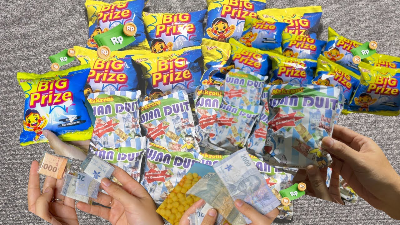 WAAHHH SERU BANGET ❗️ unboxing 2 macam ciki berhadiah lagi !