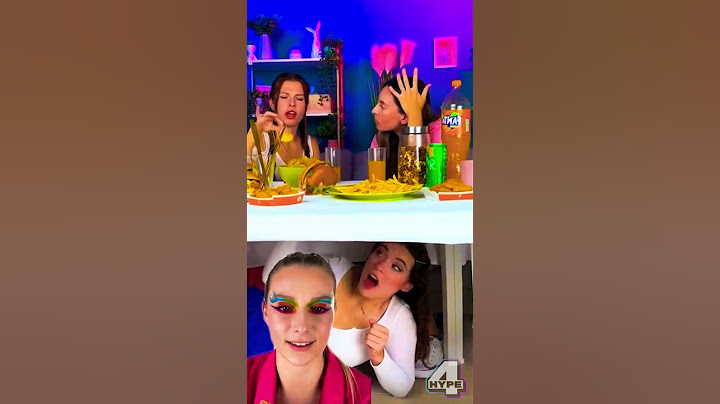 UNDER-TABLE TROUBLE: Sneaky Food Thief Prank on Friends! 🍕🙈| Tableside Mischief #shorts