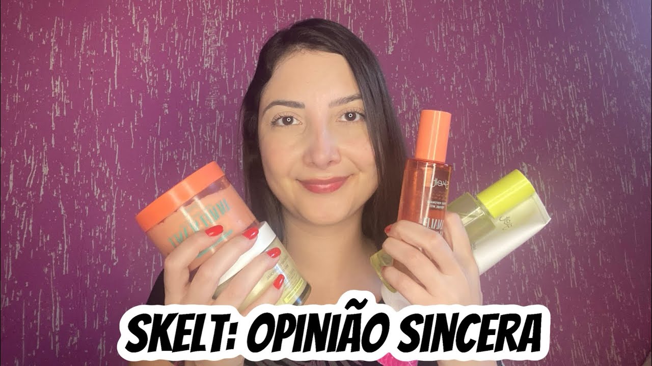 Resumo meus produtos skelt: perfume amalfi sunset, unexpected day, todos hidratantes e shower cream