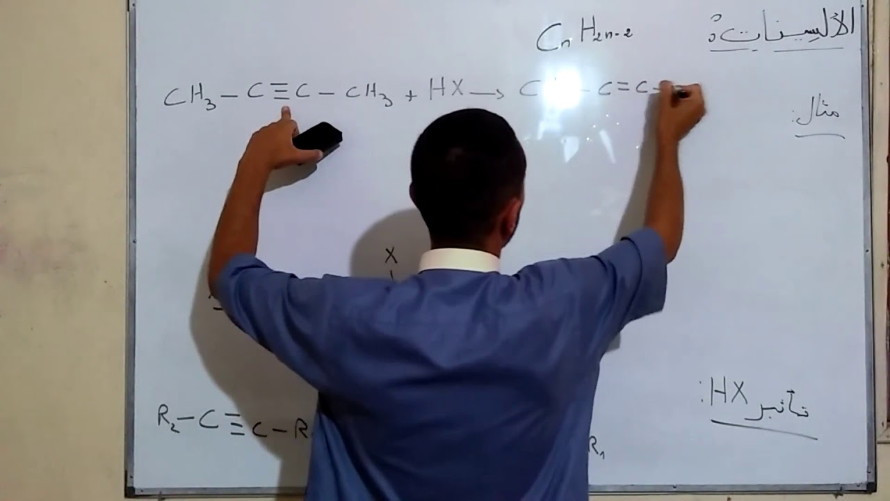 الألسينات و تفاعلاتها