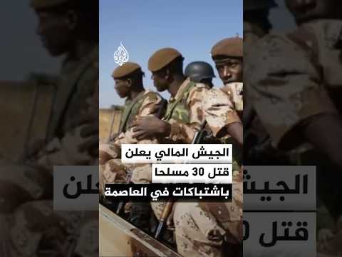 الجيش المالي: قضينا على 30 مسلحا إرهابيا خلال اشتباكات شمال غربي العاصمة باماكو