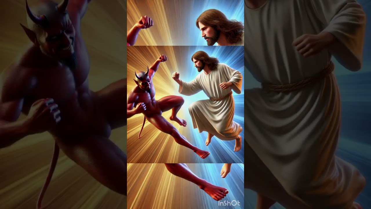 Jesus Christ vs hybrid devil 