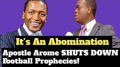 🔥 Apostle Arome REBUKES Prophets Angel & Joel for Football Prophecies! #uebertangel #football 