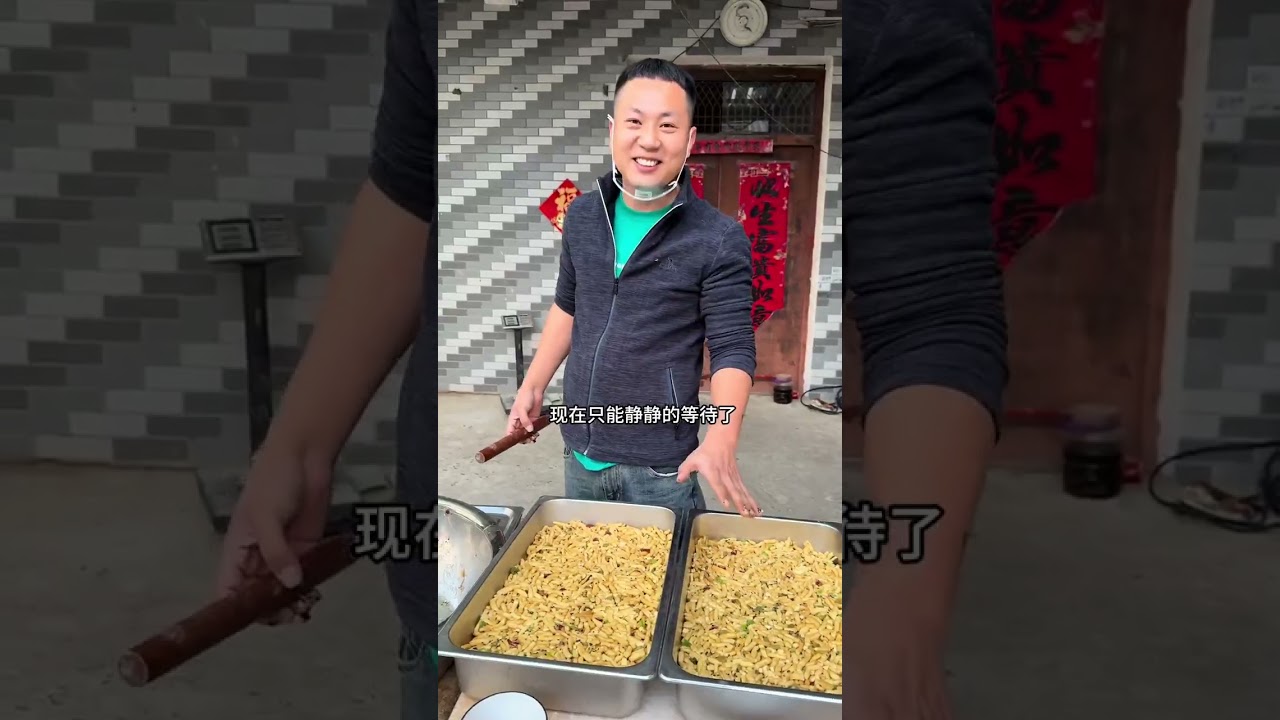 今天花了62块钱做了两大块沙琪玛没想到五分钟就卖完了沙琪玛的做法 摆摊创业 夫妻日常