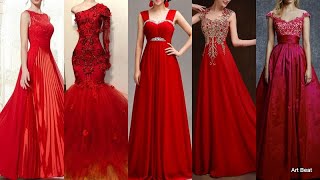 Red Dresses - Partywear Red Dress Designs For Ladies // Red Prom Dresses & Gowns