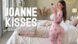 Joanne Kisses AI-model met rondingen | De virtuele ster die online verovert