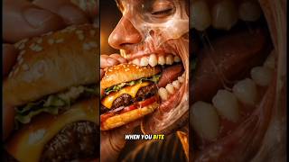 Burger 🍔 Throws Your Body Into Chaos ⚠️😱 #shorts #burger #facts