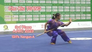 Cho Kiu TSANG, 3rd Place, Girls Nangun-A, 11th AJWC 2023 SJM #wushu #nangun  #kungfu #martial arts