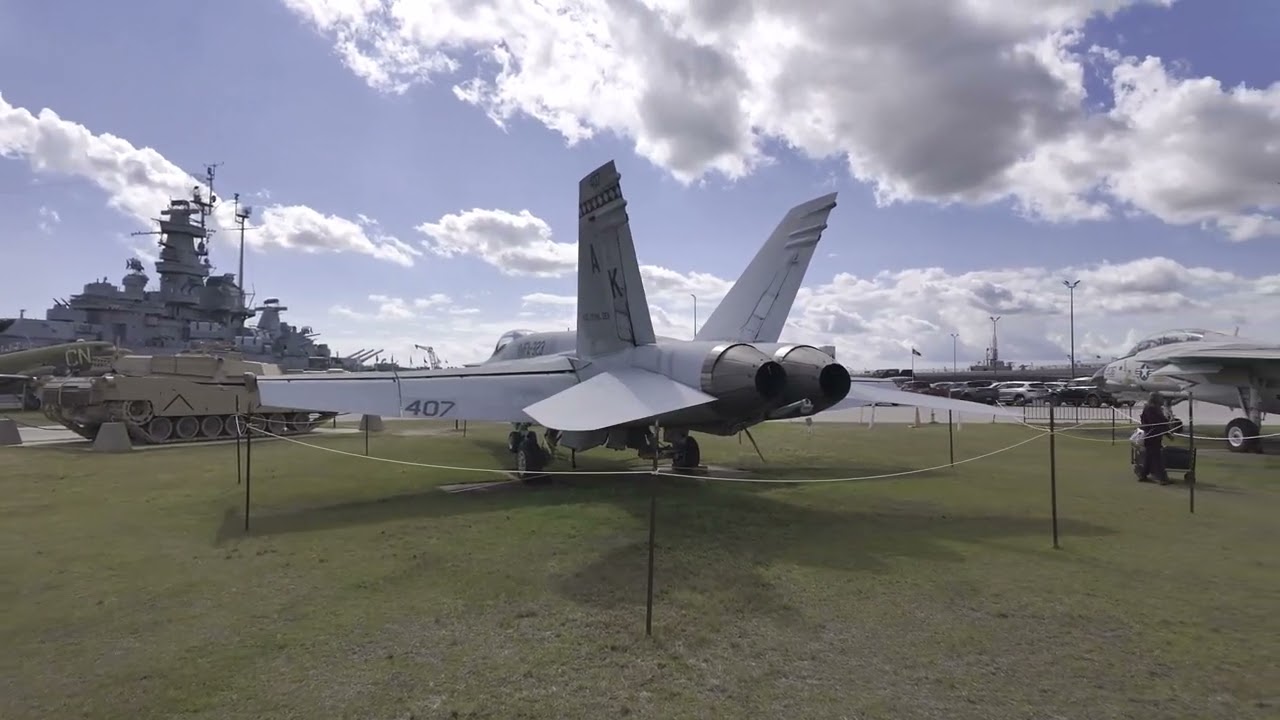 The Budweiser Clydesdale on display at Battleship Park in Mobile, Al