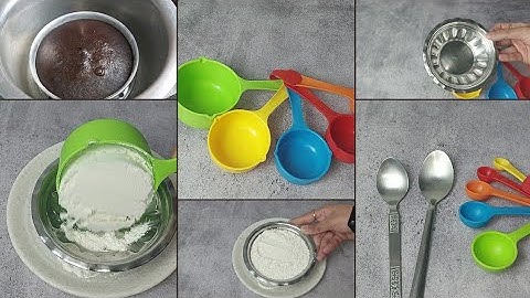 How To Measure Without Measuring Cups & Spoons