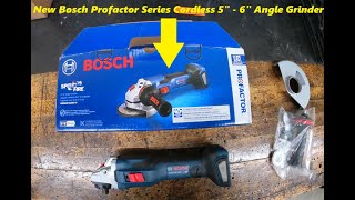 New Bosch Profactor Spitfire 5-6" Cordless Angle Grinder Brushless 18-Volt GWS18V-13C