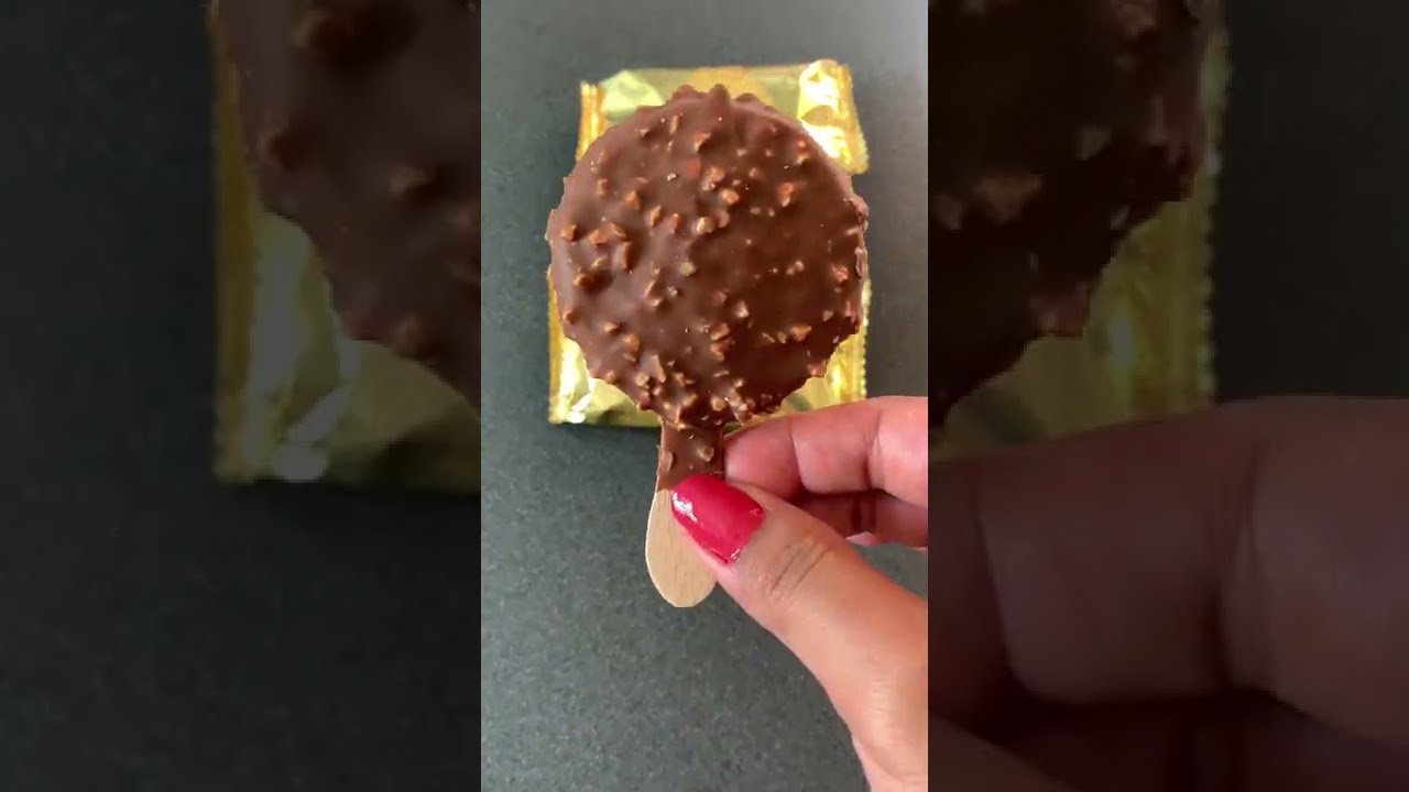 Ferrero Rocher Ice Cream Unboxing And Eating ASMR Teamfilger
