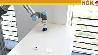 RGK/URA V.S Robot  RSG pneumatic soft gripper Ring clip application  R17081 screenshot 4