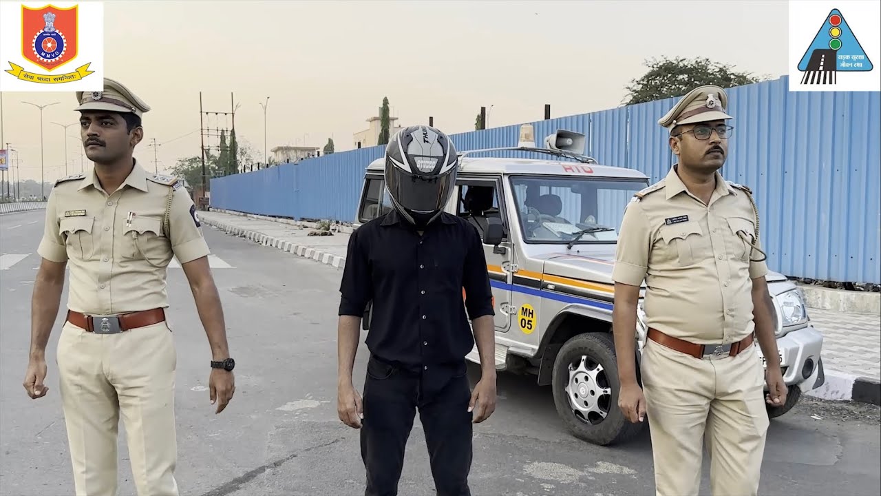 National Road Safety 2023 | Kalyan RTO | Subodh Londhe Helmet Guy ...