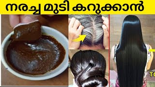 നരച്ചു മുടി കട്ട കറുപ്പ് ആവാൻ കാപ്പിപ്പൊടി ഇങ്ങനെ ഉപയോഗിച്ചാൽ മതി ||Grey hair to black narurally