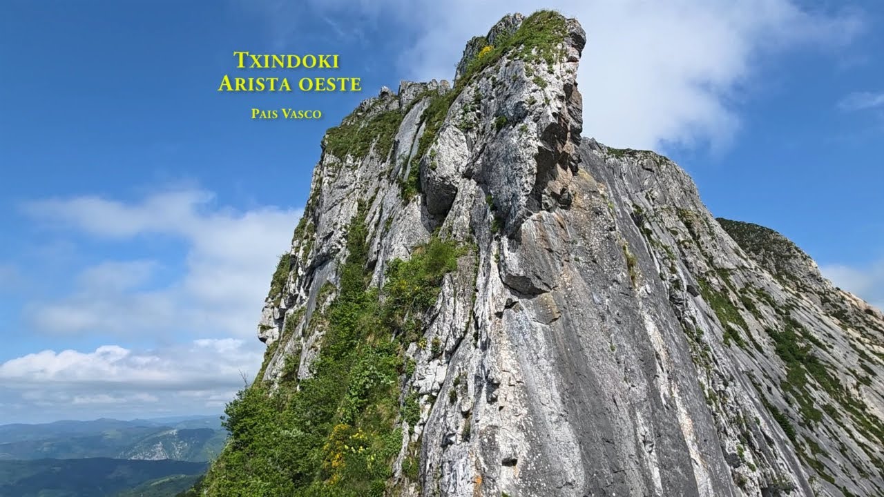 Txindoki arista oeste. Juin 2025