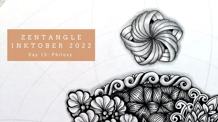 Zentangle Inktober: Day 13 - Philoxy