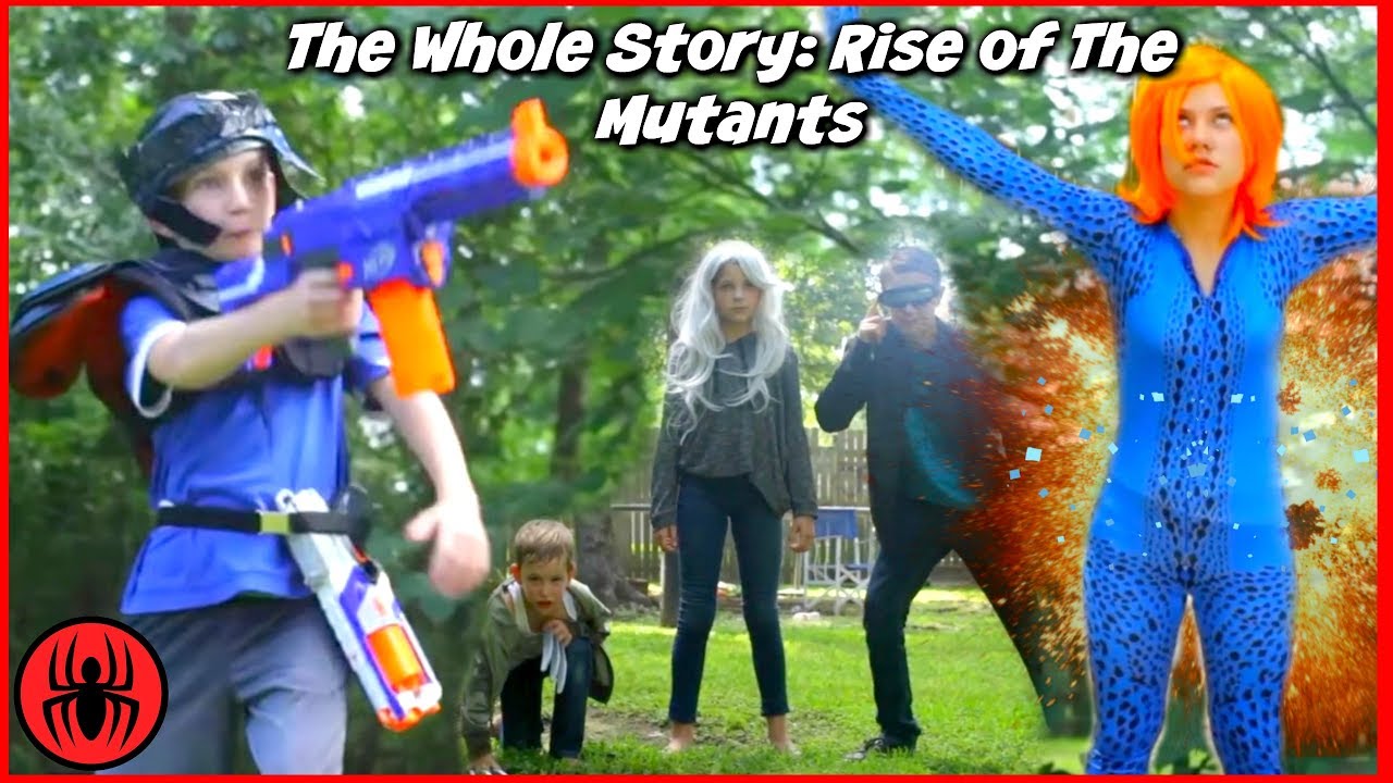 The Whole Story: Rise of The Mutants! Batman Battles Mystique X-men Comic Movie Superhero Kids