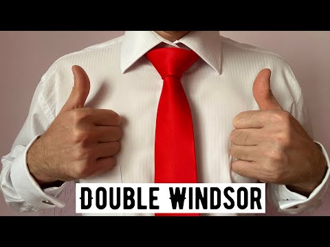 How to tie a tie - Super Easy (Double Windsor)