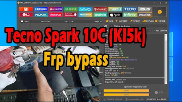 Tecno Spark 10C (KI5k) FRP Bypass | FRP Unlock| UnlockTool One Click!