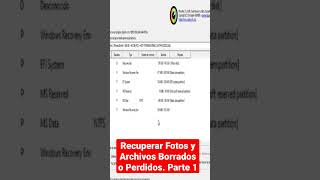 Recuperar Fotos y Archivos Borrados. Parte 1 #archivo #recuperar #borrado #fotos #eliminado screenshot 4