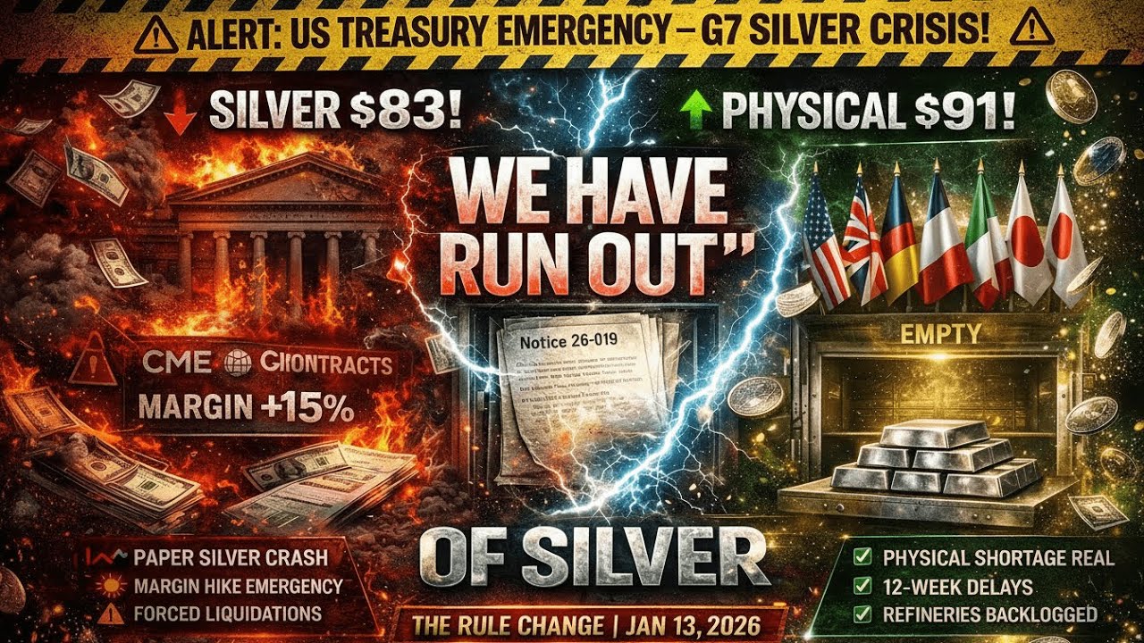 US Treasury Calls G7 Conference: "We Have Run Out Of Silver" | The "Rule Change"