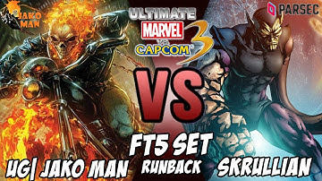 UMVC3 Parsec FT5 Set Runback (3rd Set) - UG| Jako Man VS Skrullian
