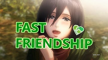 Attack on Titan 2 - Fastest mission to level up FRIENDSHIP