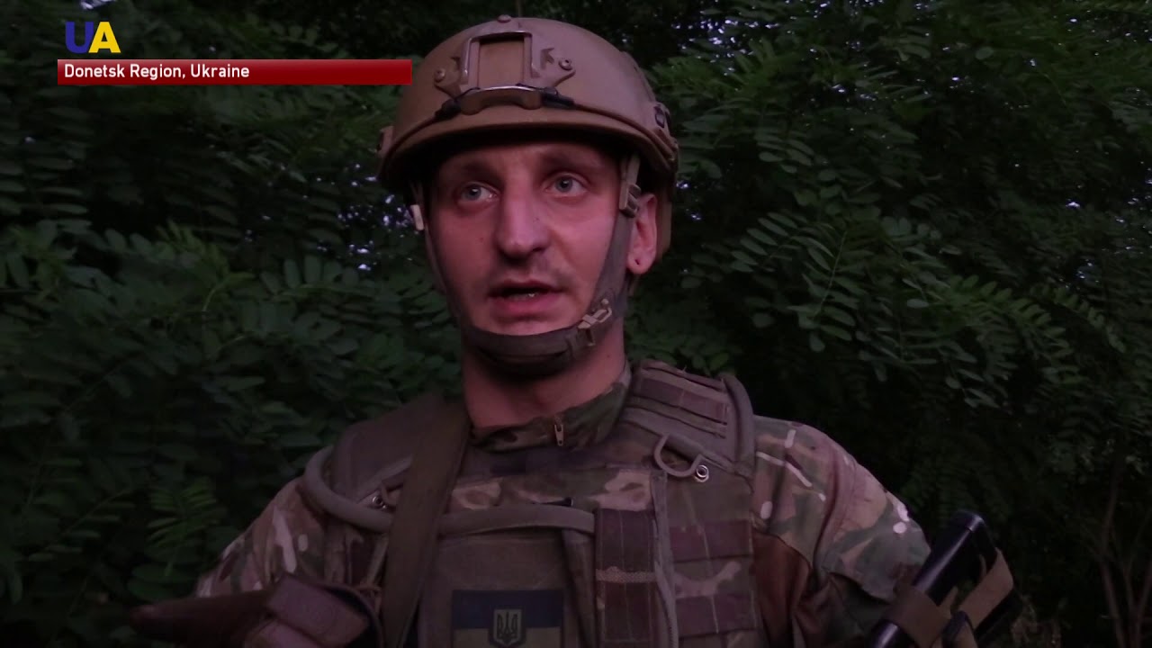 Ukrainian Military Defense in the Frontline Village of Pivdenne in Eastern Ukraine