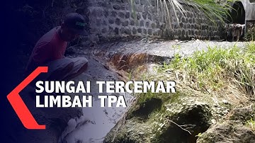 Air Sungai Tercemar Limbah Sampah