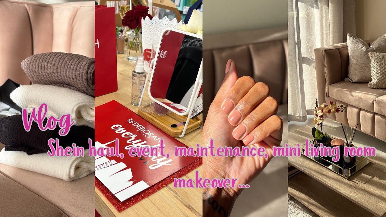 Vlog - Mini Shein haul | Attending an event | Decorating my living room and everything in between