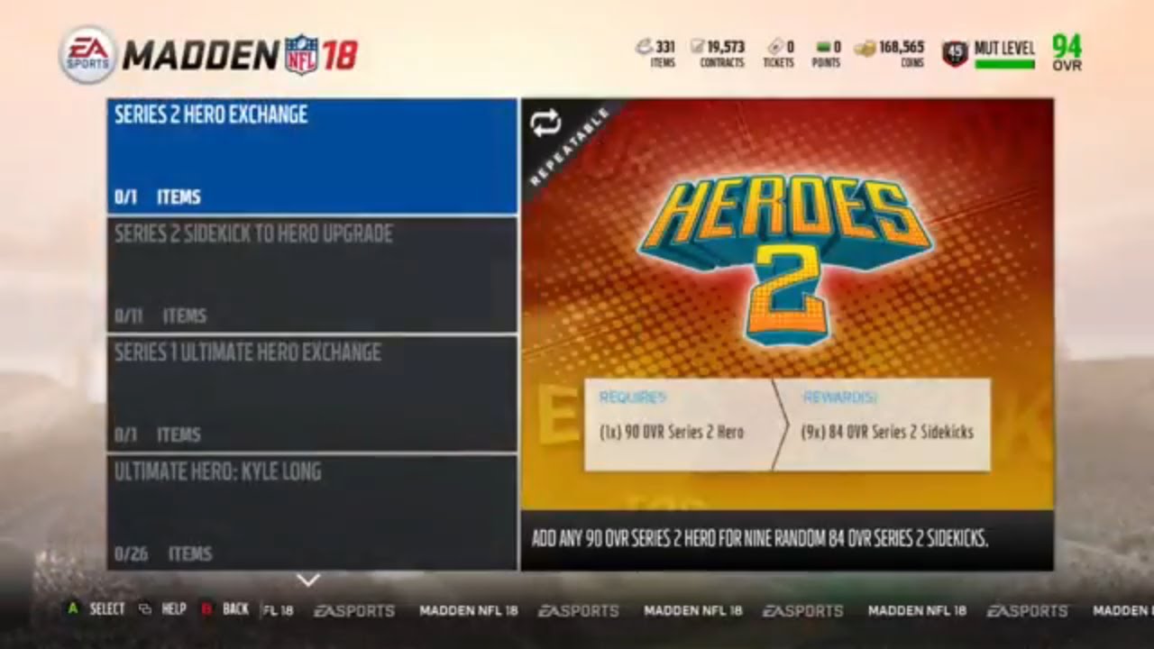 Madden 18 Ultimate Team Mut Heroes 2 How To Make Coins Buying And Selling Sidekicks - Easy Coins