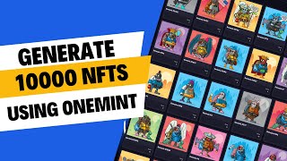 How to generate an NFT collection using NFT Art Generator 2023 (Generate 10k NFT collection)