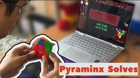 Pyraminx Example Solves | Beginners to Advanced method | CUBER TUBER