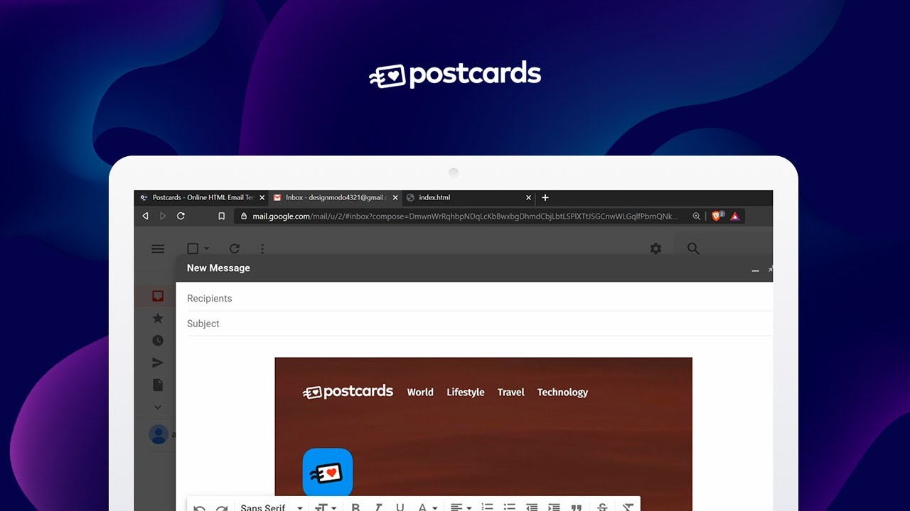 code html ส่ง email New Update How to Send HTML Email Newsletter Templates with Gmail
