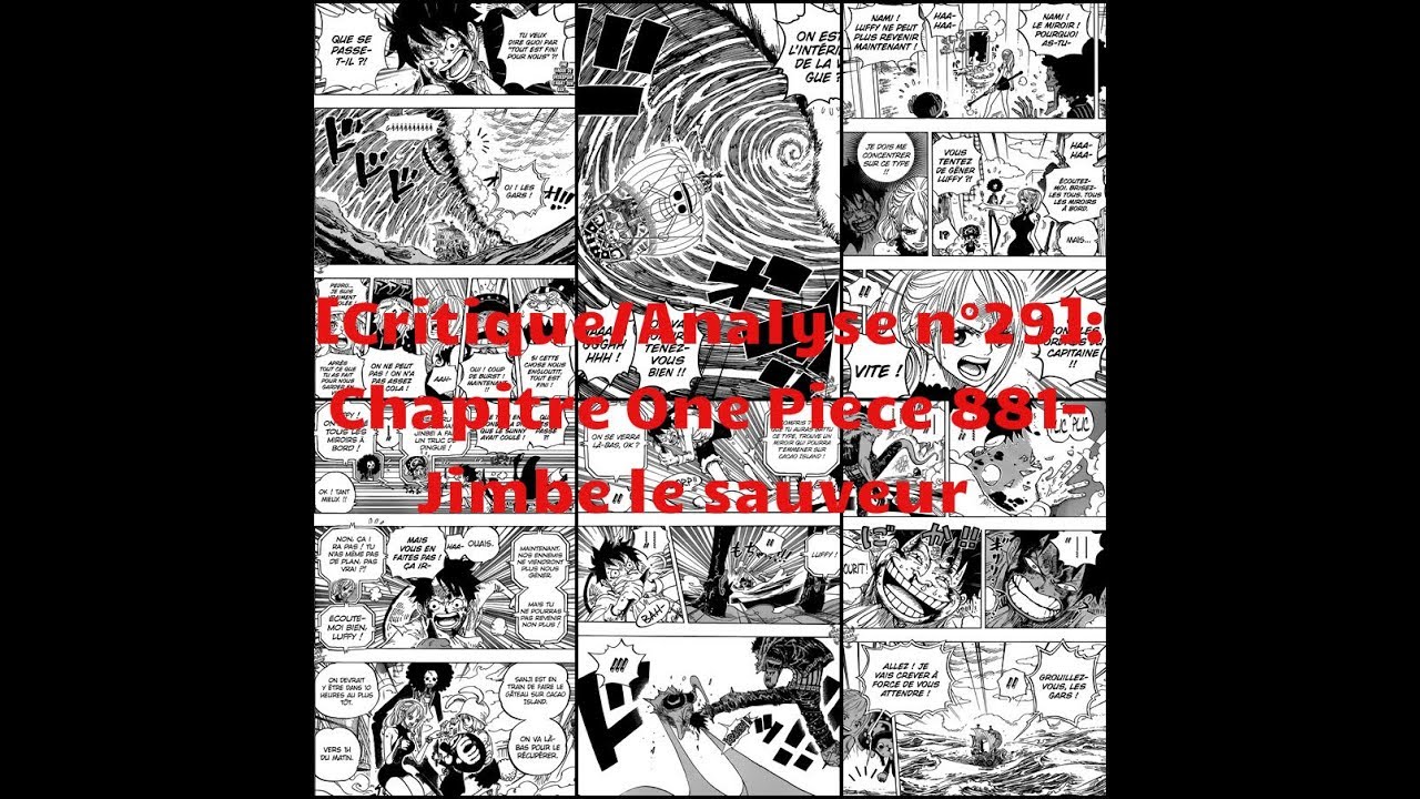 [Critique/Analyse n°29]: Chapitre One Piece 881- Jimbe le sauveur - YouTube
