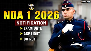 NDA 1 2026 Exam Notification Published By UPSC