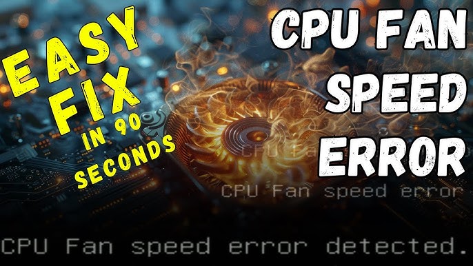 CPU Fan Error! Press F1 to Resume, FIXED! - CollegeStash