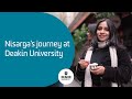 Nisarga’s journey at Deakin University