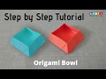 Origami Bowl | Paper Bowl [Step by Step tutorial] by kraft world