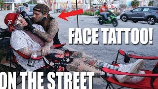 Pop Up Tattoo Shop on the SIDE OF THE ROAD! Art Basel 2019 | Tyler Nolan & FlipShades