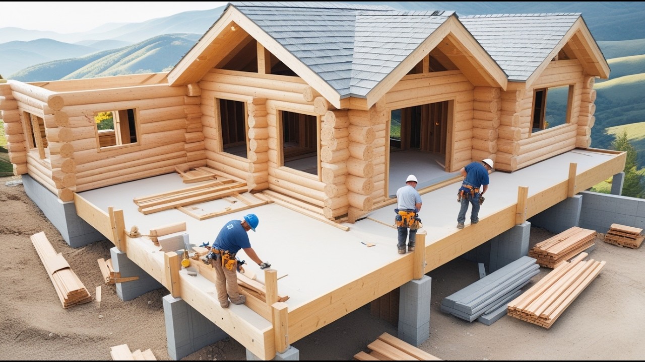 Family Builds a Dream Luxurious Villa | Start to Finish Full Process by