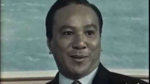 Khả năng nói Tiếng Pháp của TT Nguyễn Văn Thiệu (Le président Thieu parle)