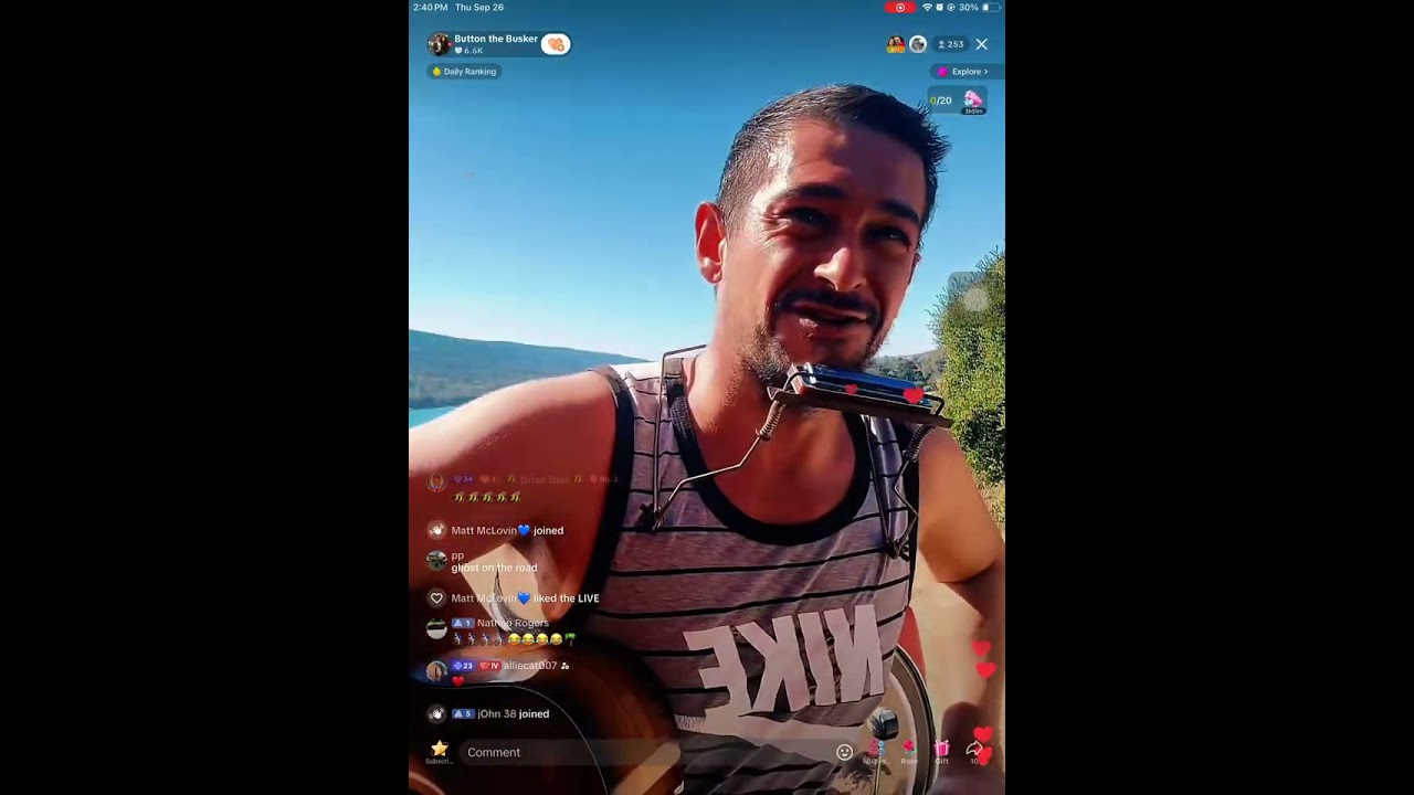 follow button the busker