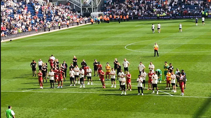 Liverpool fans sing emotional Diogo Jota song after Preston friendly 🔴YNWA