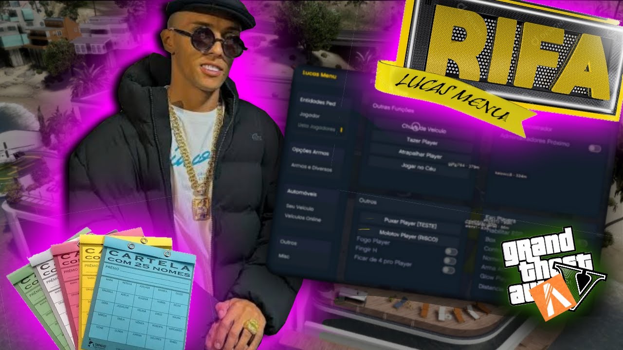 Rifa Menu RIFA COM MOD MENU NO FIVEM É MUITO MELHOR KKK - GTA RP - YouTube