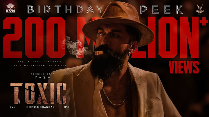 Toxic: Birthday Peek | Rocking Star Yash | Geetu Mohandas | KVN Productions | Monster Mind Creations