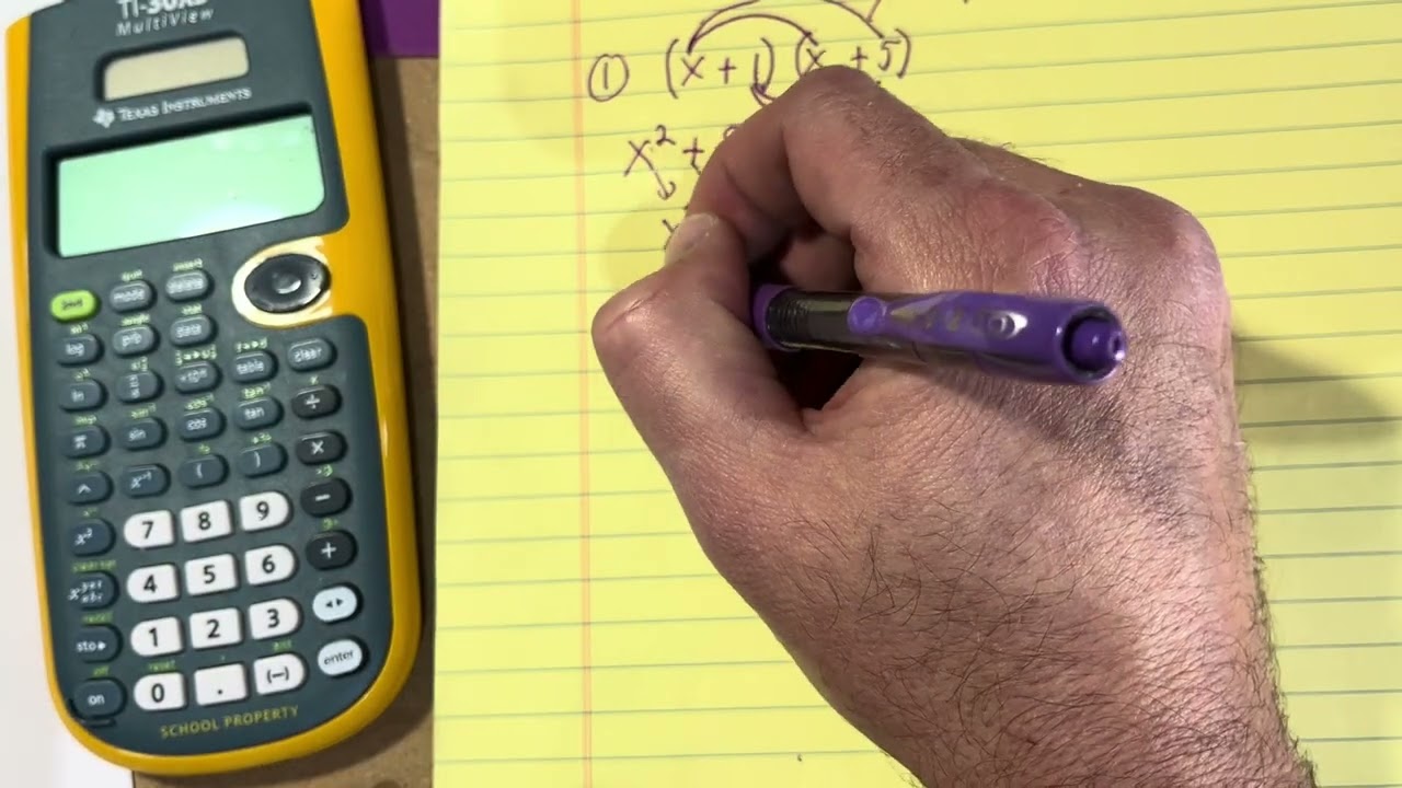 Polynomials using FOIL
