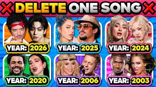 DELETE ONE SONG - Most Streamed Songs on Spotify from Each Year ( 2026 - 2000 ) Music Quiz 2026