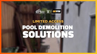Limited Access Pool Demolition Solutions